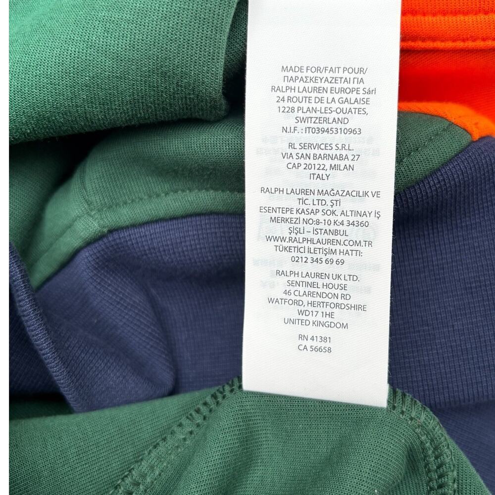 Polo Ralph Lauren Men's Logo Color-Blocked Double-Knit Hoodie Size M - Picture 11 of 13